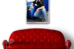 Sacramento-Pittsburgh-Senior-Photography-wall-display-red-couch