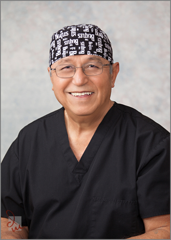 Business portrait of an oral surgeon in Sacramento, California
