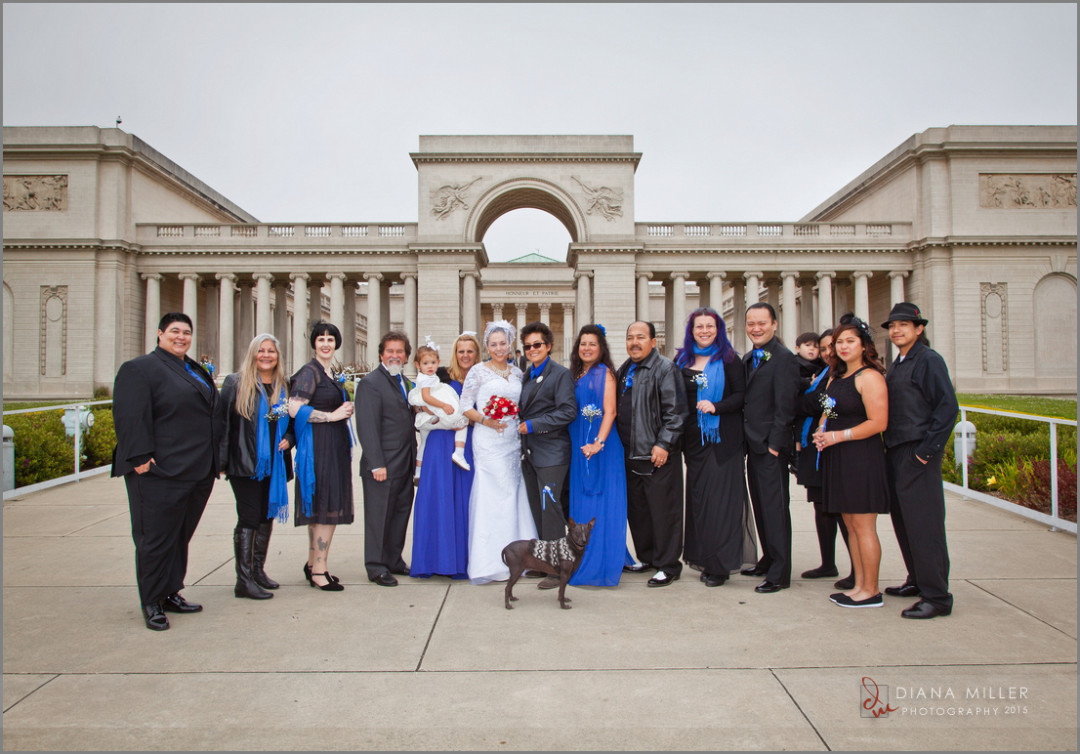  LGBT Wedding at The Palace of the Legion of Honor, San Francisco, California