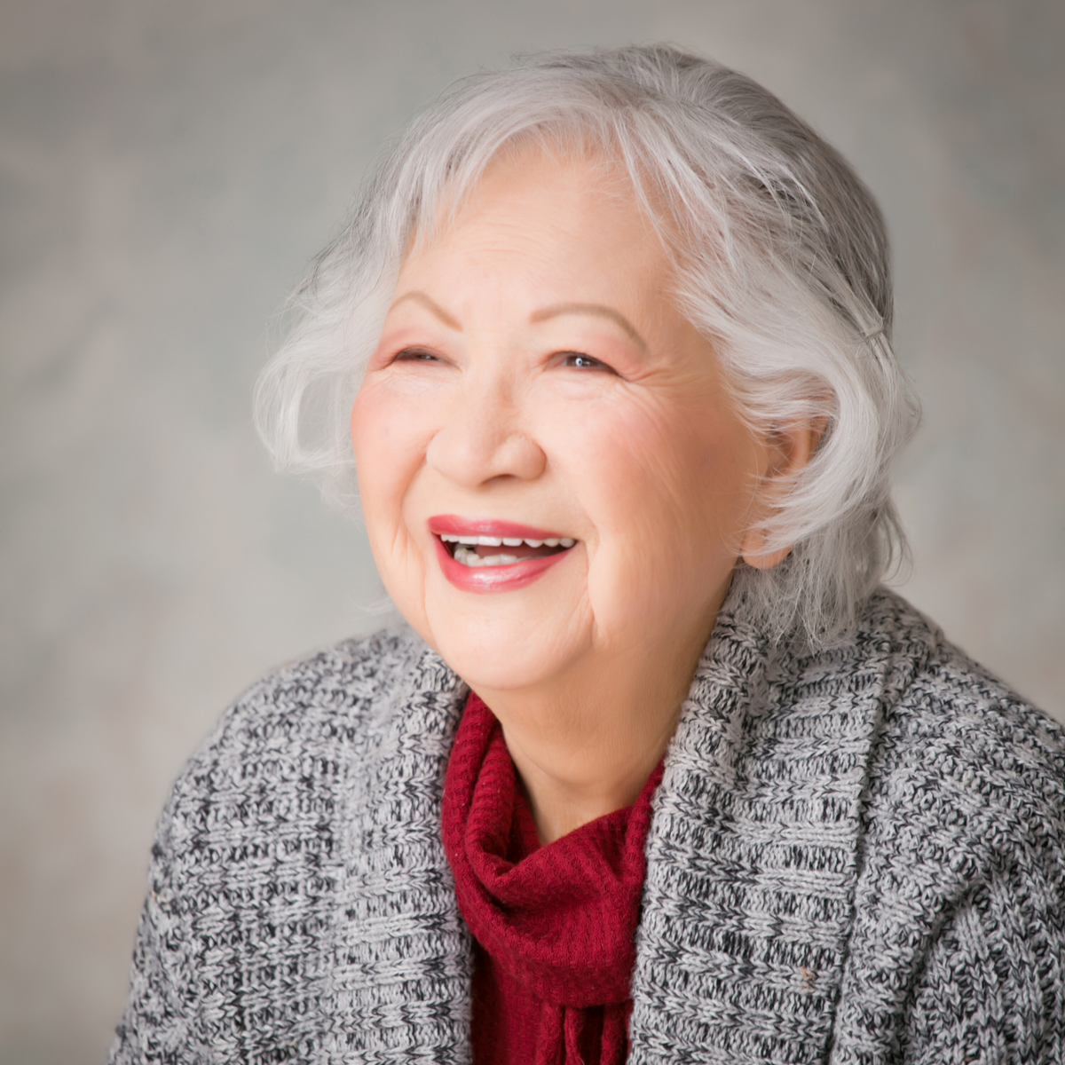 studio Legacy portrait of an Asian female senior citizen