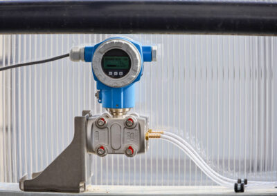 Measured Value meter in industrial commercial greenhouse