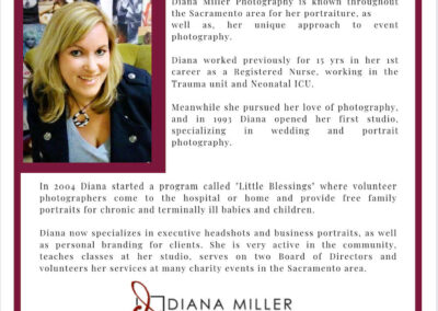 Diana Miller Short Bio at Business Women of Diversity Luncheon in Sacramento