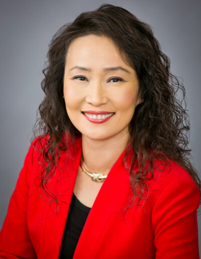 Business portraits of an Asian woman in Sacramento, California